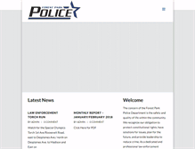 Tablet Screenshot of forestparkpolice.net